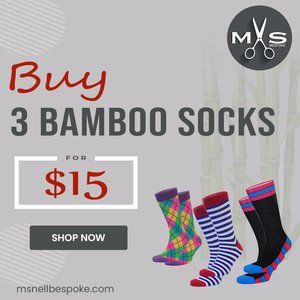 Bamboo Socks at Msnellbespoke Store